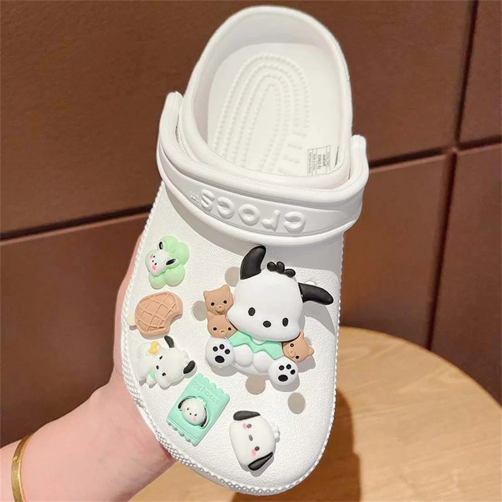 Hello Kitty Sanrio Shoe Charm Set – LED Accessories for Sandals & Clogs