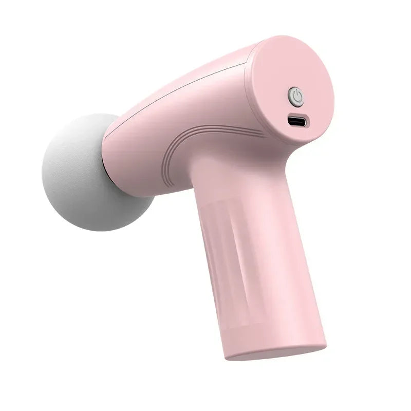 Mini Pink Massage Gun for Deep Tissue Therapy