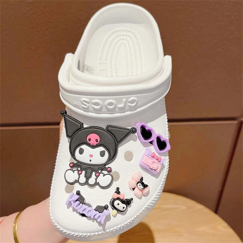 Hello Kitty Sanrio Shoe Charm Set – LED Accessories for Sandals & Clogs