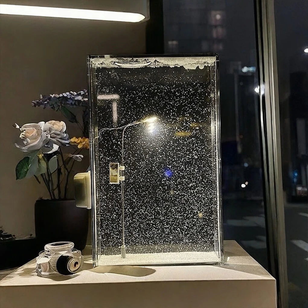 DIY Snow Night Light Street Lamp – Christmas Craft & Educational Toy